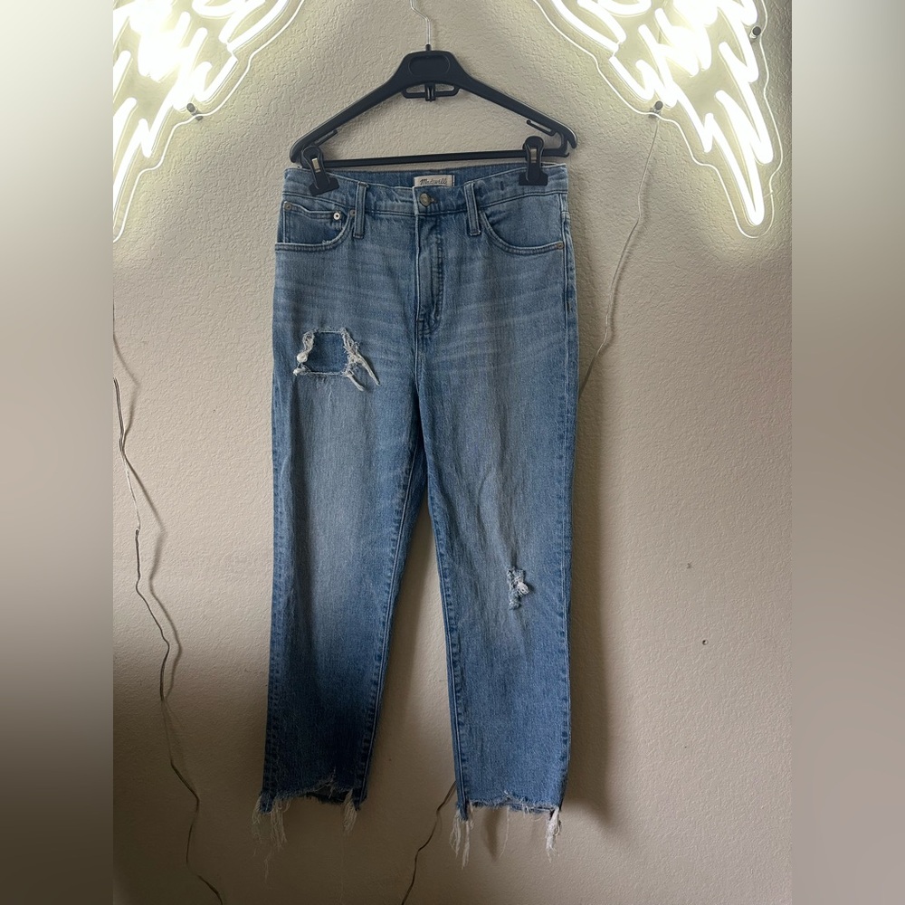 Madewell classic straight jeans